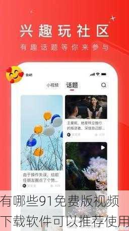 有哪些91免费版视频下载软件可以推荐使用