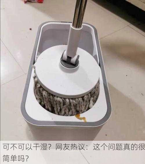 可不可以干湿？网友热议：这个问题真的很简单吗？