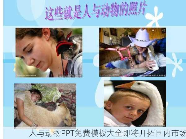 人与动物PPT免费模板大全即将开拓国内市场