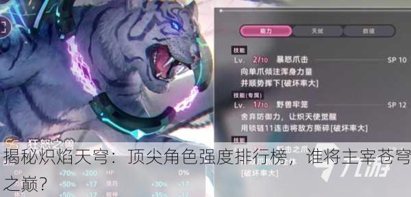 揭秘炽焰天穹：顶尖角色强度排行榜，谁将主宰苍穹之巅？