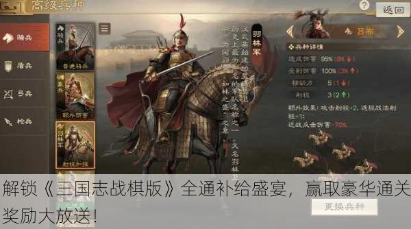 解锁《三国志战棋版》全通补给盛宴，赢取豪华通关奖励大放送！