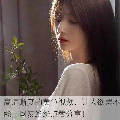 高清晰度的黄色视频，让人欲罢不能，网友纷纷点赞分享！