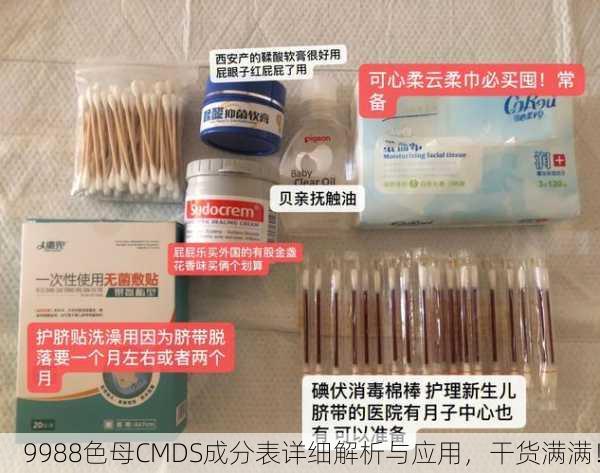 9988色母CMDS成分表详细解析与应用，干货满满！
