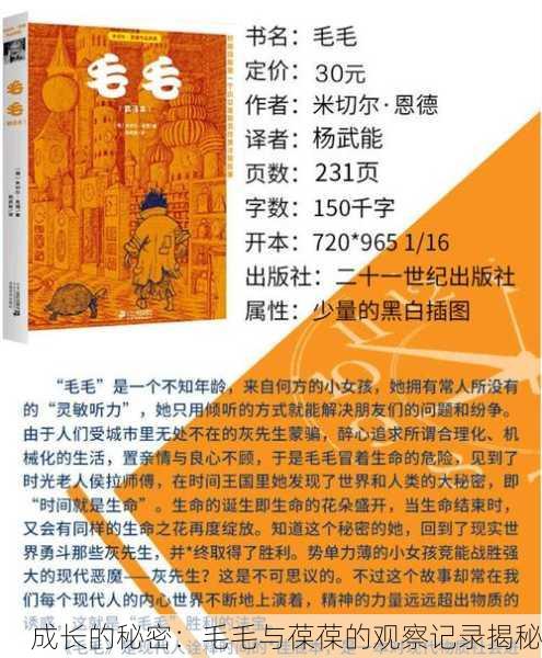 成长的秘密：毛毛与葆葆的观察记录揭秘