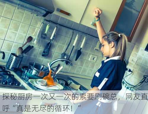 探秘厨房一次又一次的索要刷碗总，网友直呼“真是无尽的循环！”