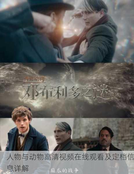 人物与动物高清视频在线观看及定档信息详解