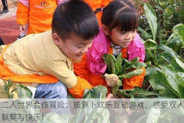 二人世界合作冒险：拔萝卜欢乐互动游戏，感受双人默契与快乐！
