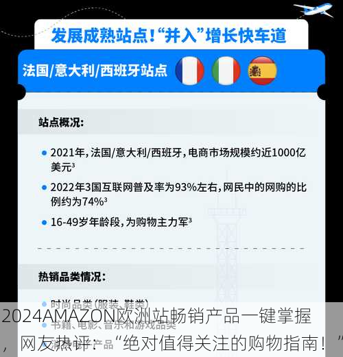 2024AMAZON欧洲站畅销产品一键掌握，网友热评：“绝对值得关注的购物指南！”