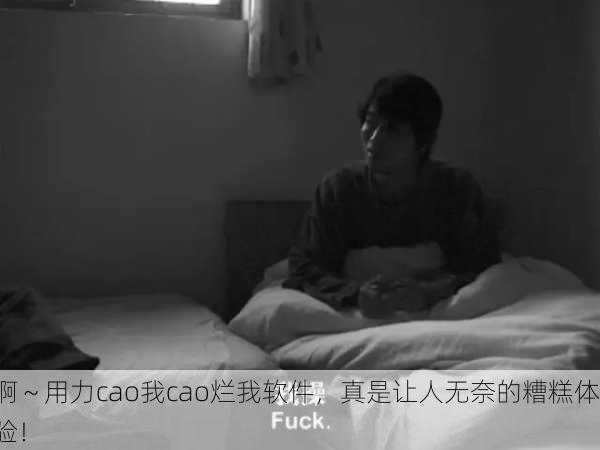 啊～用力cao我cao烂我软件，真是让人无奈的糟糕体验！