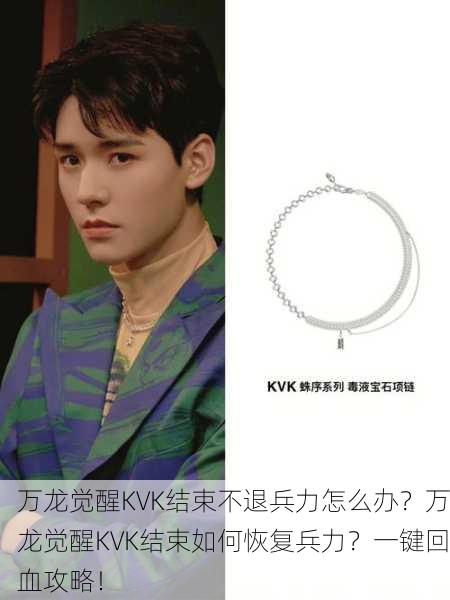 万龙觉醒KVK结束不退兵力怎么办？万龙觉醒KVK结束如何恢复兵力？一键回血攻略！