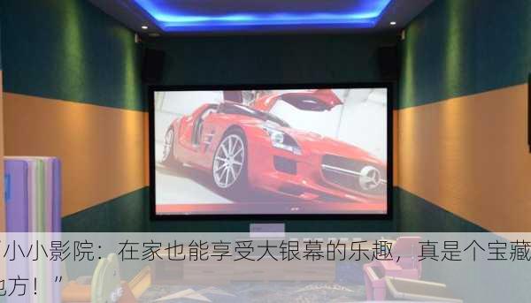“小小影院：在家也能享受大银幕的乐趣，真是个宝藏地方！”