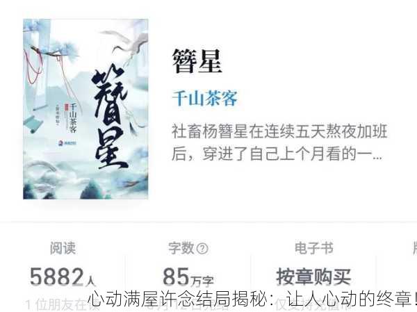 心动满屋许念结局揭秘：让人心动的终章！
