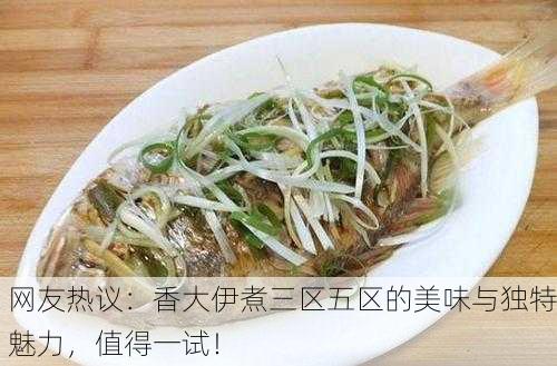 网友热议：香大伊煮三区五区的美味与独特魅力，值得一试！