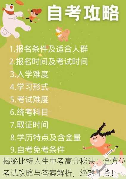 揭秘比特人生中考高分秘诀：全方位考试攻略与答案解析，绝对干货！