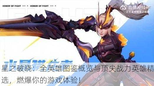 星之破晓：全英雄图鉴概览与顶尖战力英雄精选，燃爆你的游戏体验！