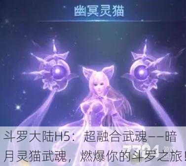 斗罗大陆H5：超融合武魂——暗月灵猫武魂，燃爆你的斗罗之旅！
