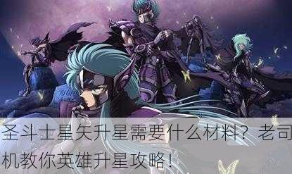 圣斗士星矢升星需要什么材料？老司机教你英雄升星攻略！