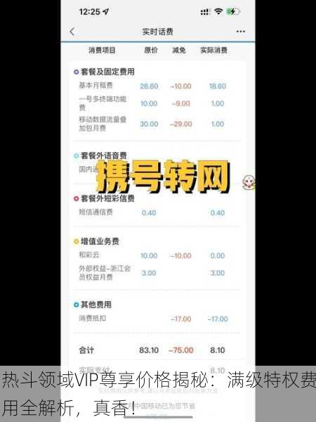 热斗领域VIP尊享价格揭秘：满级特权费用全解析，真香！