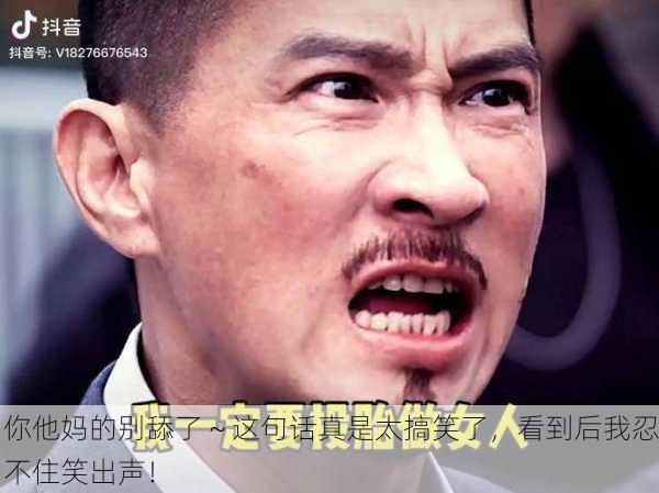 你他妈的别舔了～这句话真是太搞笑了，看到后我忍不住笑出声！