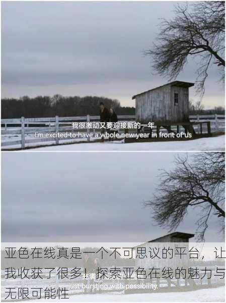 亚色在线真是一个不可思议的平台，让我收获了很多！探索亚色在线的魅力与无限可能性
