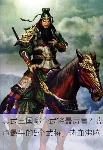 真武三国哪个武将最厉害？盘点最牛的5个武将，热血沸腾！