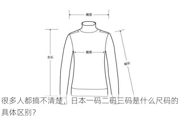 很多人都搞不清楚，日本一码二码三码是什么尺码的具体区别？