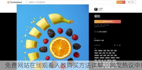 免费网站在线观看人数购买方法详解，网友热议中！