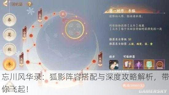 忘川风华录：狐影阵容搭配与深度攻略解析，带你飞起！