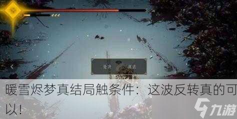 暖雪烬梦真结局触条件：这波反转真的可以！