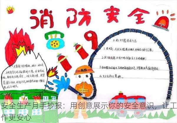 安全生产月手抄报：用创意展示你的安全意识，让工作更安心