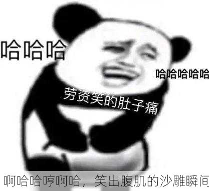 啊哈哈哼啊哈，笑出腹肌的沙雕瞬间