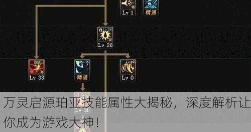 万灵启源珀亚技能属性大揭秘，深度解析让你成为游戏大神！