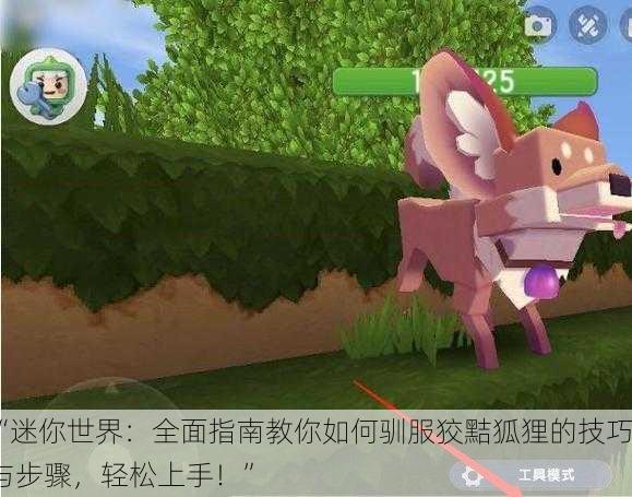 “迷你世界：全面指南教你如何驯服狡黠狐狸的技巧与步骤，轻松上手！”