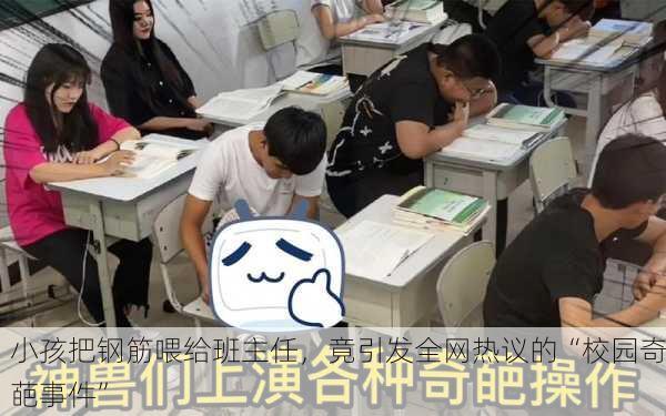 小孩把钢筋喂给班主任，竟引发全网热议的“校园奇葩事件”
