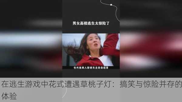 在逃生游戏中花式遭遇草桃子灯：搞笑与惊险并存的体验