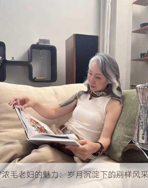 “浓毛老妇的魅力：岁月沉淀下的别样风采”