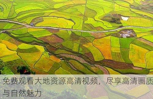 免费观看大地资源高清视频，尽享高清画质与自然魅力