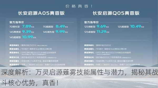 深度解析：万灵启源薙雾技能属性与潜力，揭秘其战斗核心优势，真香！
