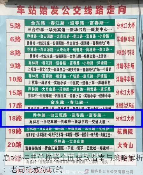 崩坏3特典兑换券全面获取指南与策略解析：老司机教你玩转！