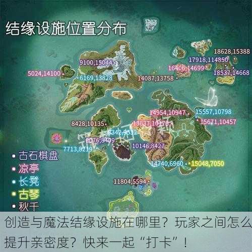 创造与魔法结缘设施在哪里？玩家之间怎么提升亲密度？快来一起“打卡”！