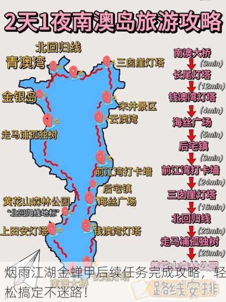 烟雨江湖金蝉甲后续任务完成攻略，轻松搞定不迷路！