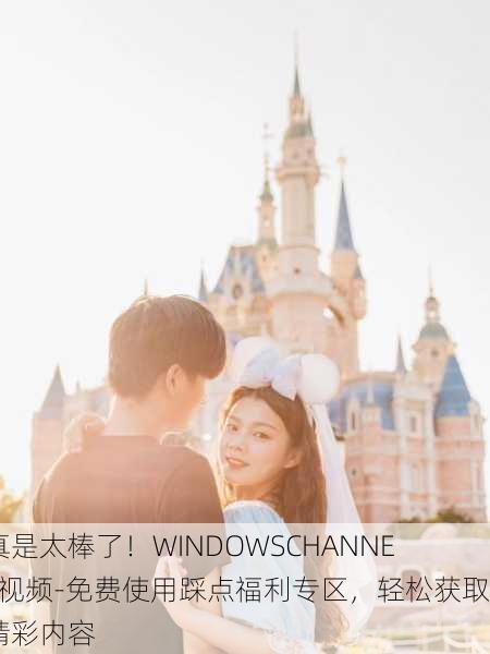 真是太棒了！WINDOWSCHANNEL视频-免费使用踩点福利专区，轻松获取精彩内容