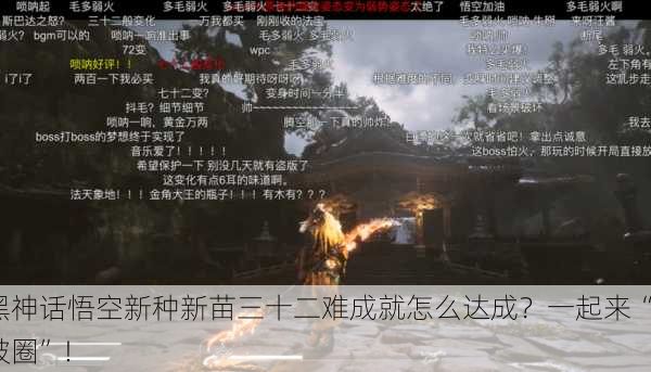 黑神话悟空新种新苗三十二难成就怎么达成？一起来“破圈”！