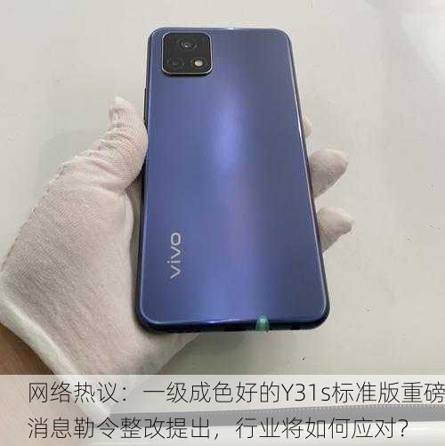 网络热议：一级成色好的Y31s标准版重磅消息勒令整改提出，行业将如何应对？