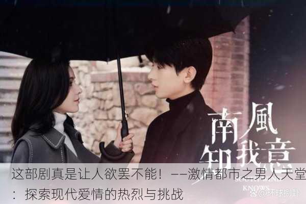 这部剧真是让人欲罢不能！——激情都市之男人天堂：探索现代爱情的热烈与挑战