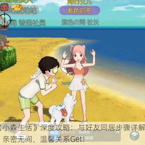 《小森生活》深度攻略：与好友同居步骤详解，亲密无间，温馨关系Get！