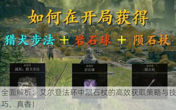 全面解析：艾尔登法环中陨石杖的高效获取策略与技巧，真香！