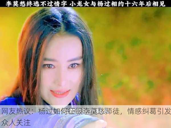 网友热议：杨过如何征服李莫愁师徒，情感纠葛引发众人关注