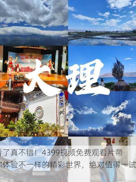 看了真不错！4399视频免费观看片带你体验不一样的精彩世界，绝对值得一试！