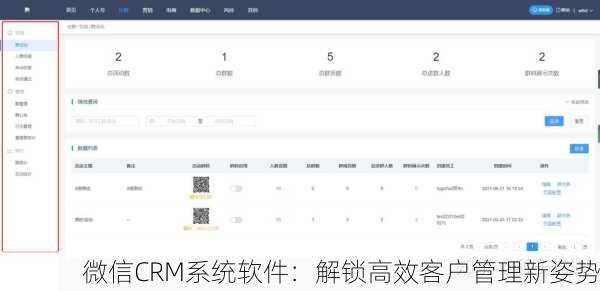微信CRM系统软件：解锁高效客户管理新姿势